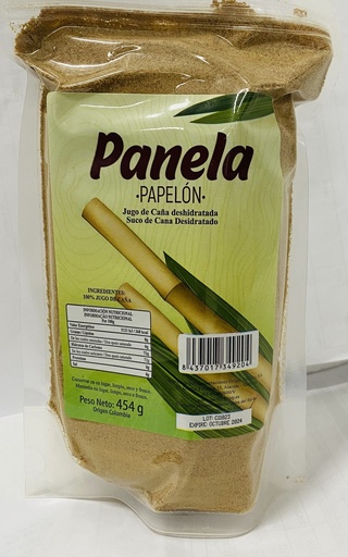 PANELA PULVERIZADA PAPELON 454g X 24