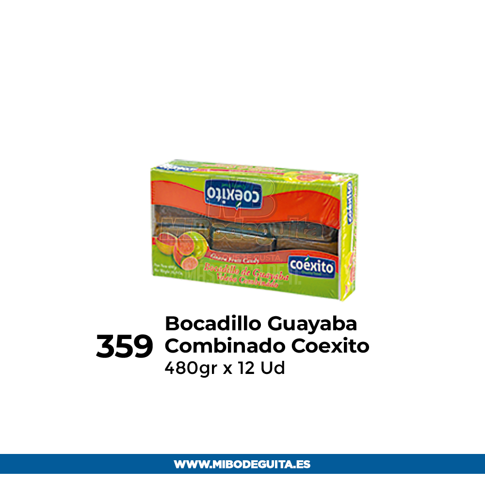 Bocadillo Guayaba Combinado Coexito