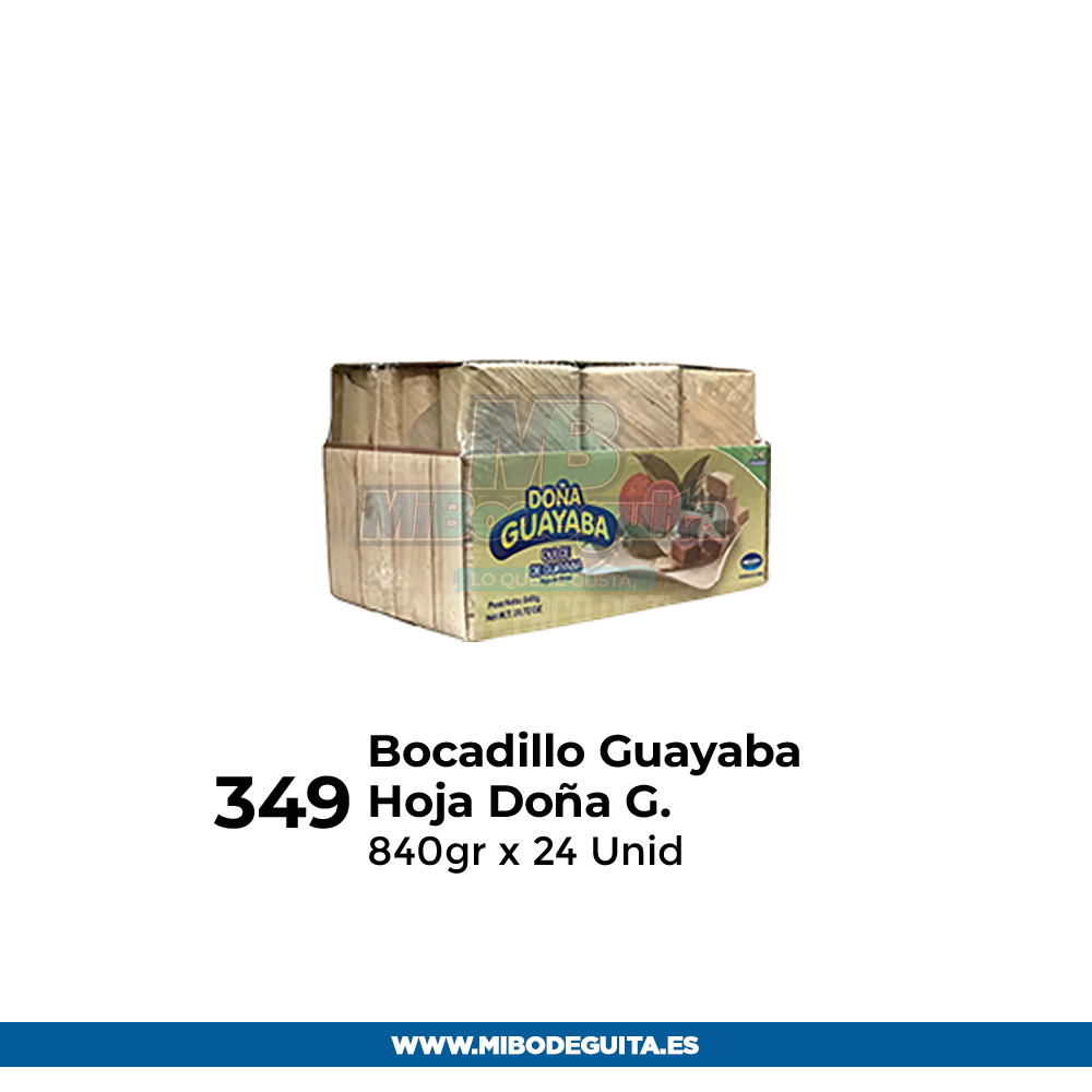 Bocadillo Guayaba Hoja Doña Guayaba