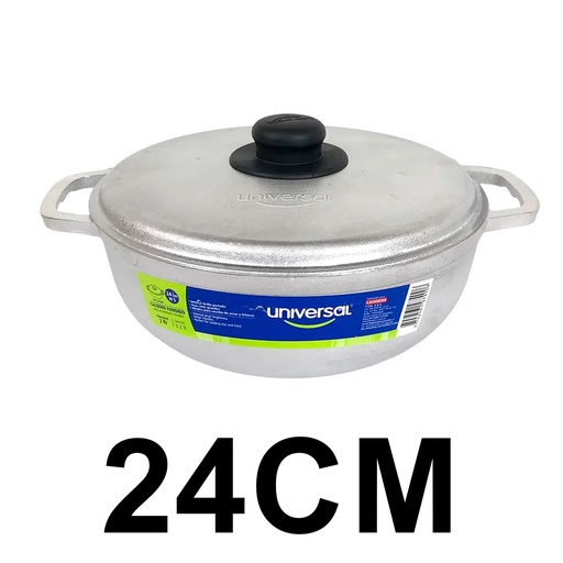CALDERO FUNDIDO 24 CM X 6 UNIVERSAL