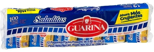 GALLETAS GUARINA SALADITAS 288g CX18