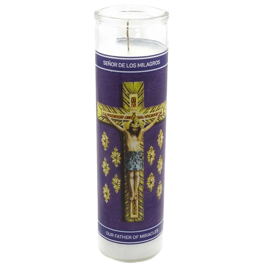 VELADORA SEÑOR DE LOS MILAGROS Cx12