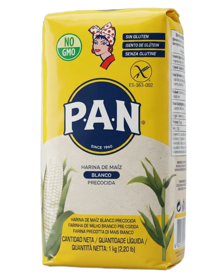 Harina de Maiz Blanca PAN 1Kg x 10 Unid