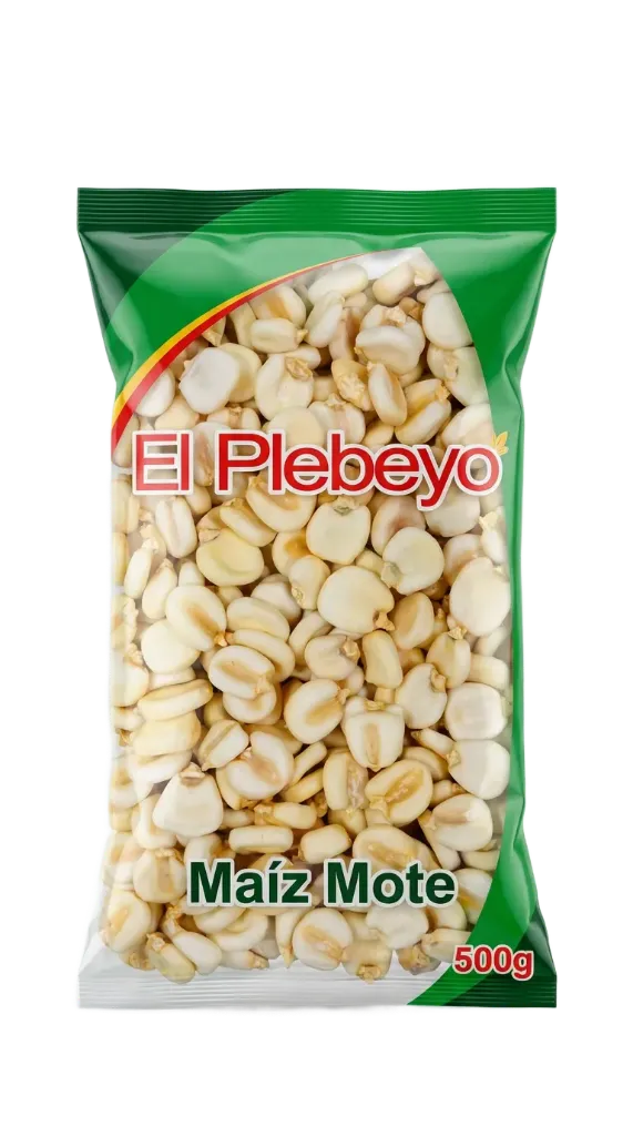 Maíz Mote PLEBEYO 500g x  24 Unid