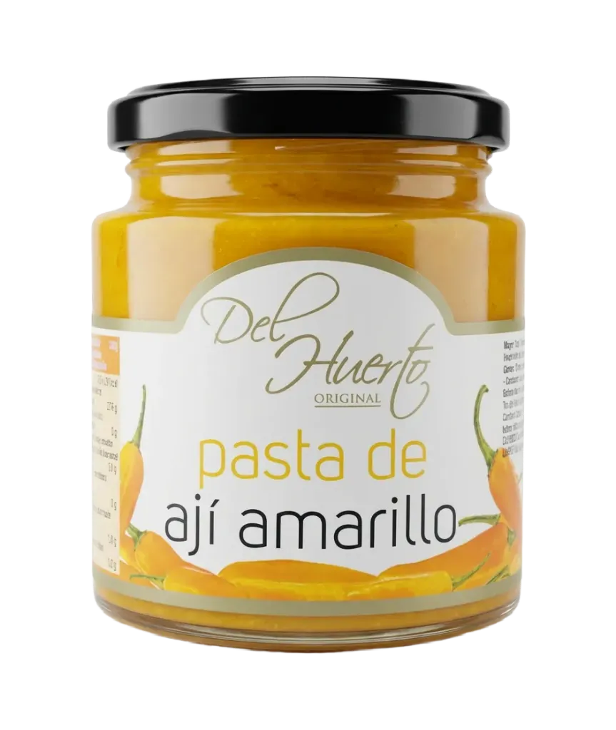 Pasta de Ají Amarillo DEL HUERTO 212g x  12 Unid