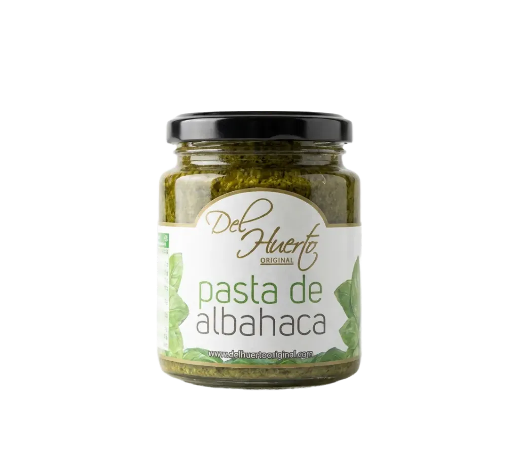 Pasta de Albahaca DEL HUERTO 212g x 12 Unid