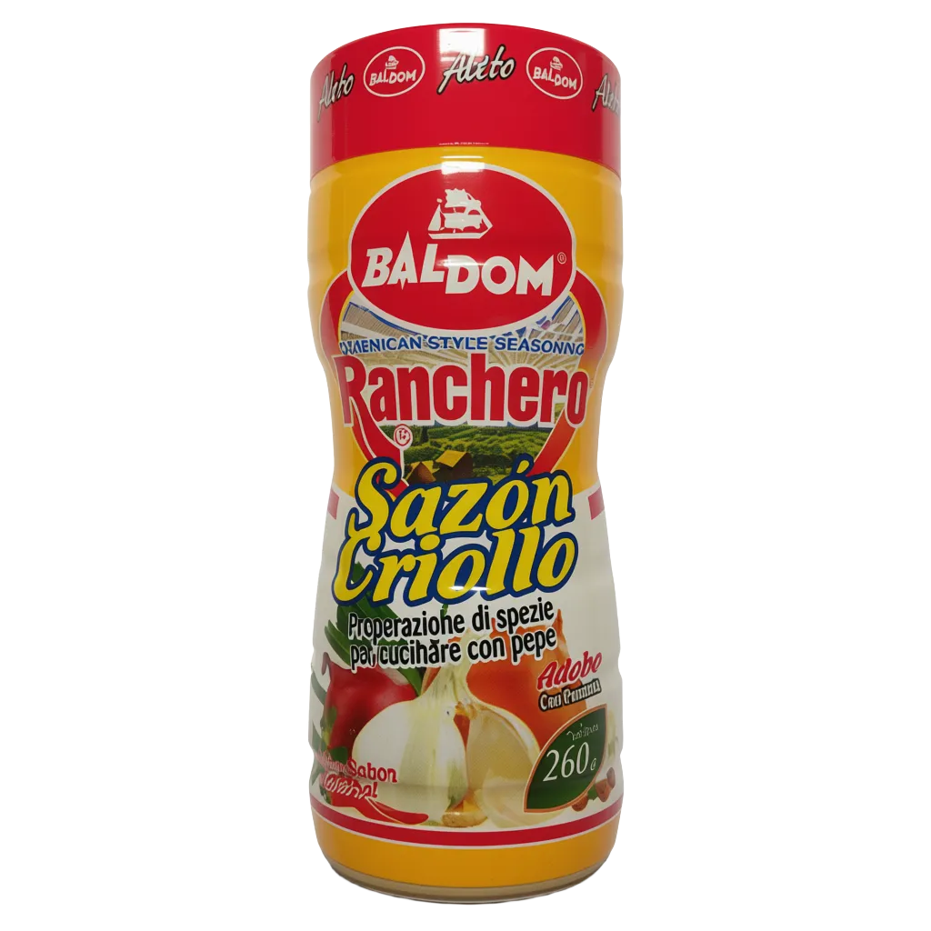 Sazón  Super con Pimiento BALDON 260g x  24 Unid