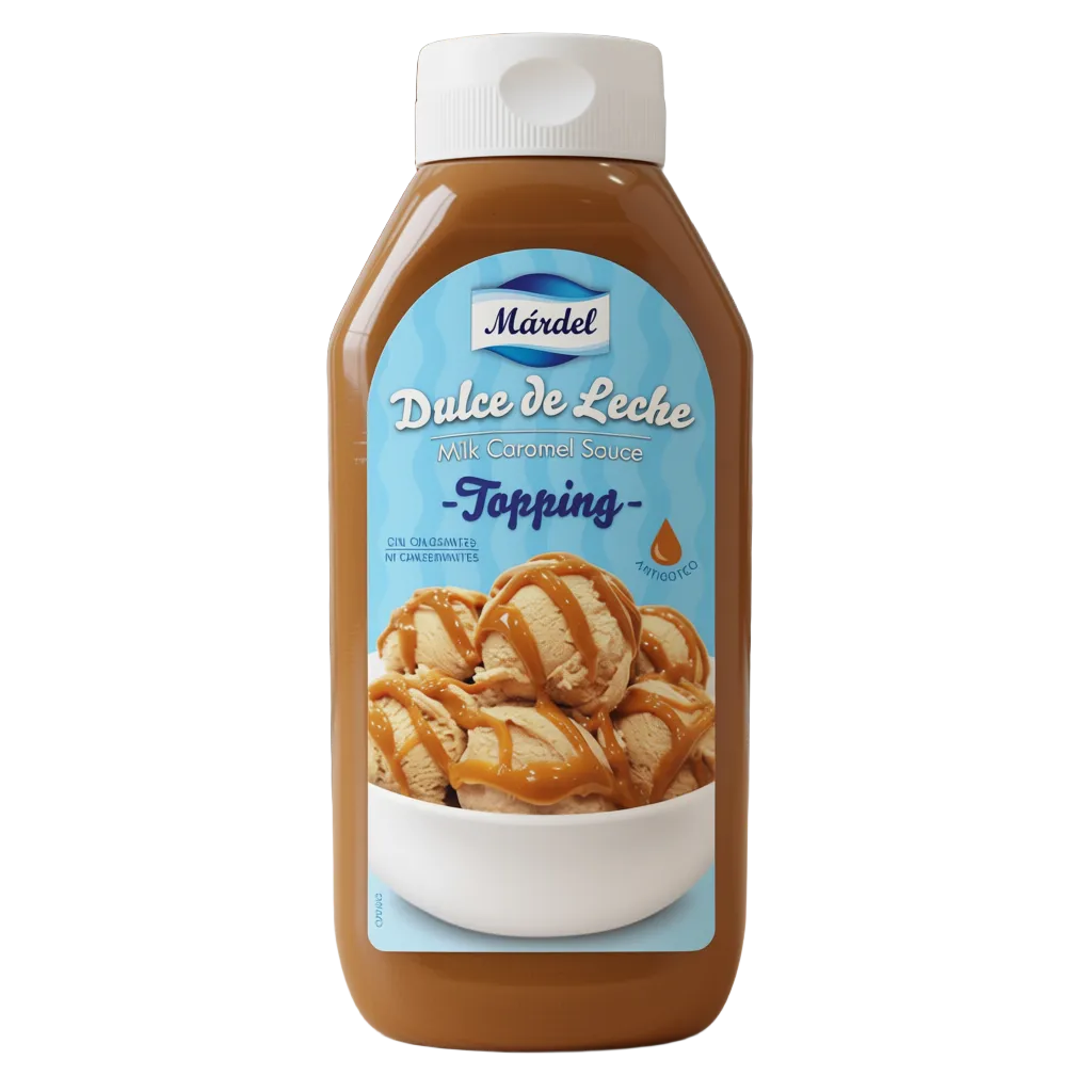 Dulce de Leche Topping MARDEL 1,2Kg x  6 Unid
