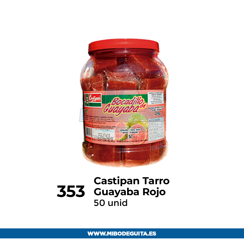 Castipan Tarro Bocadillo Guayaba Roja