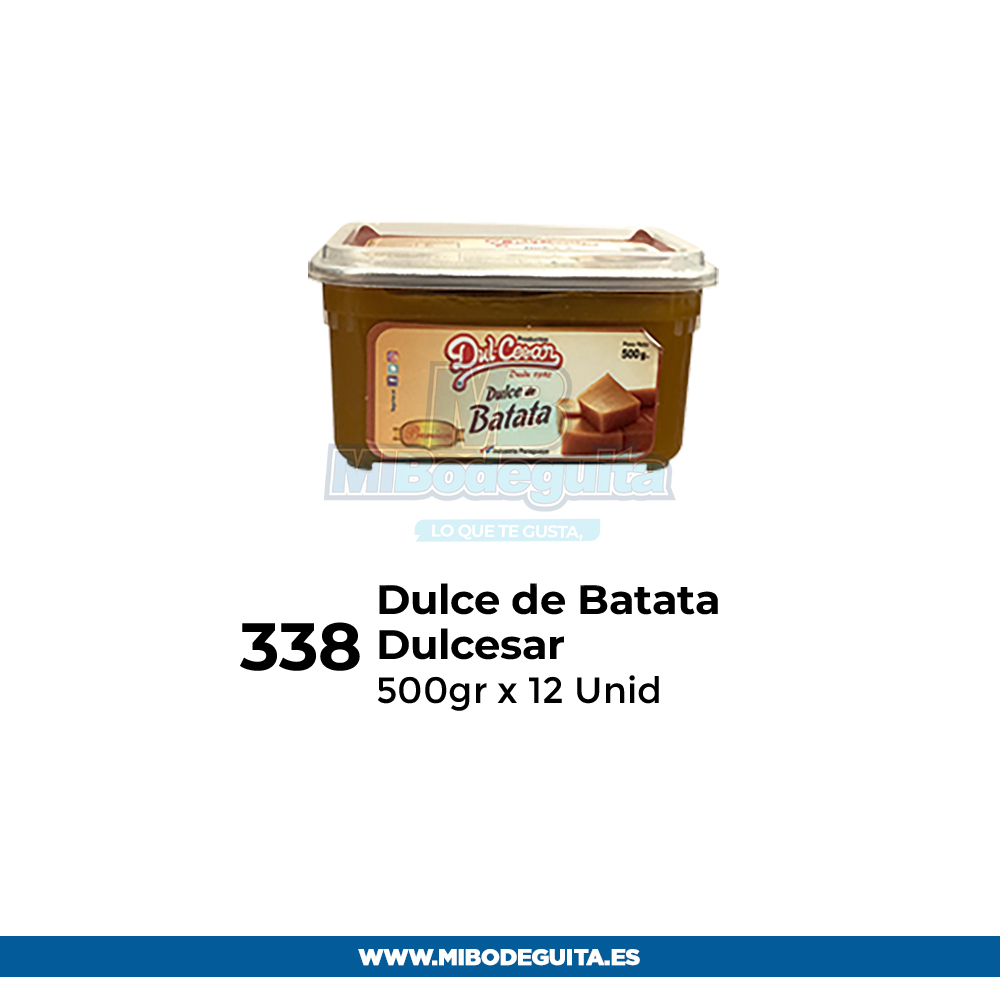 Dulce de batata Dulcesar