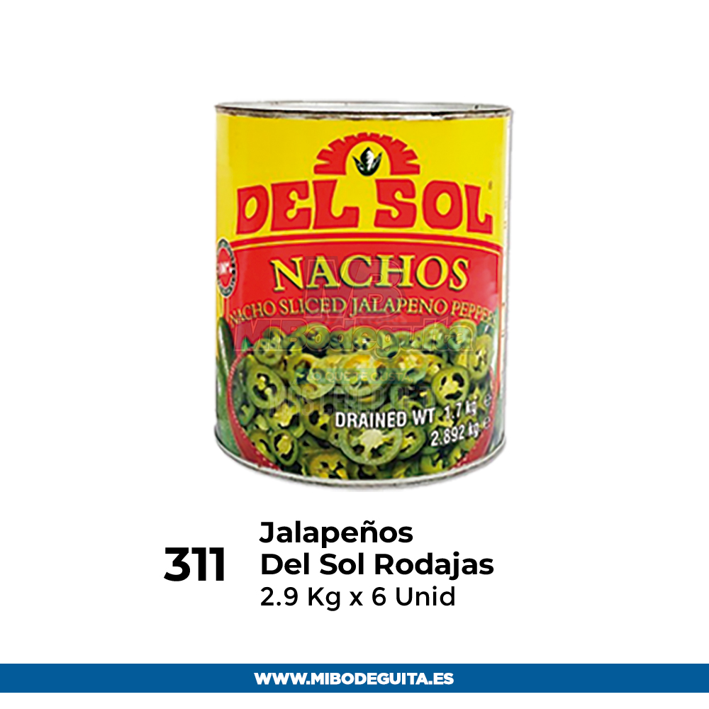Jalapeños del sol rodajas