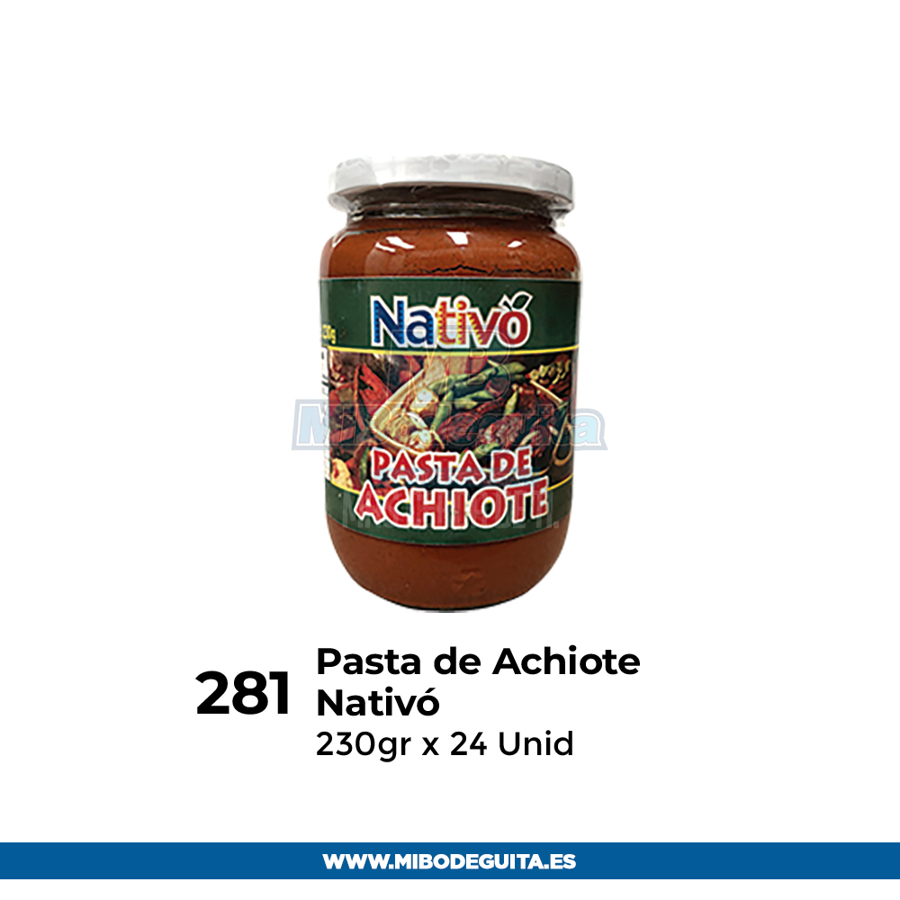 Pasta de achiote Nativo
