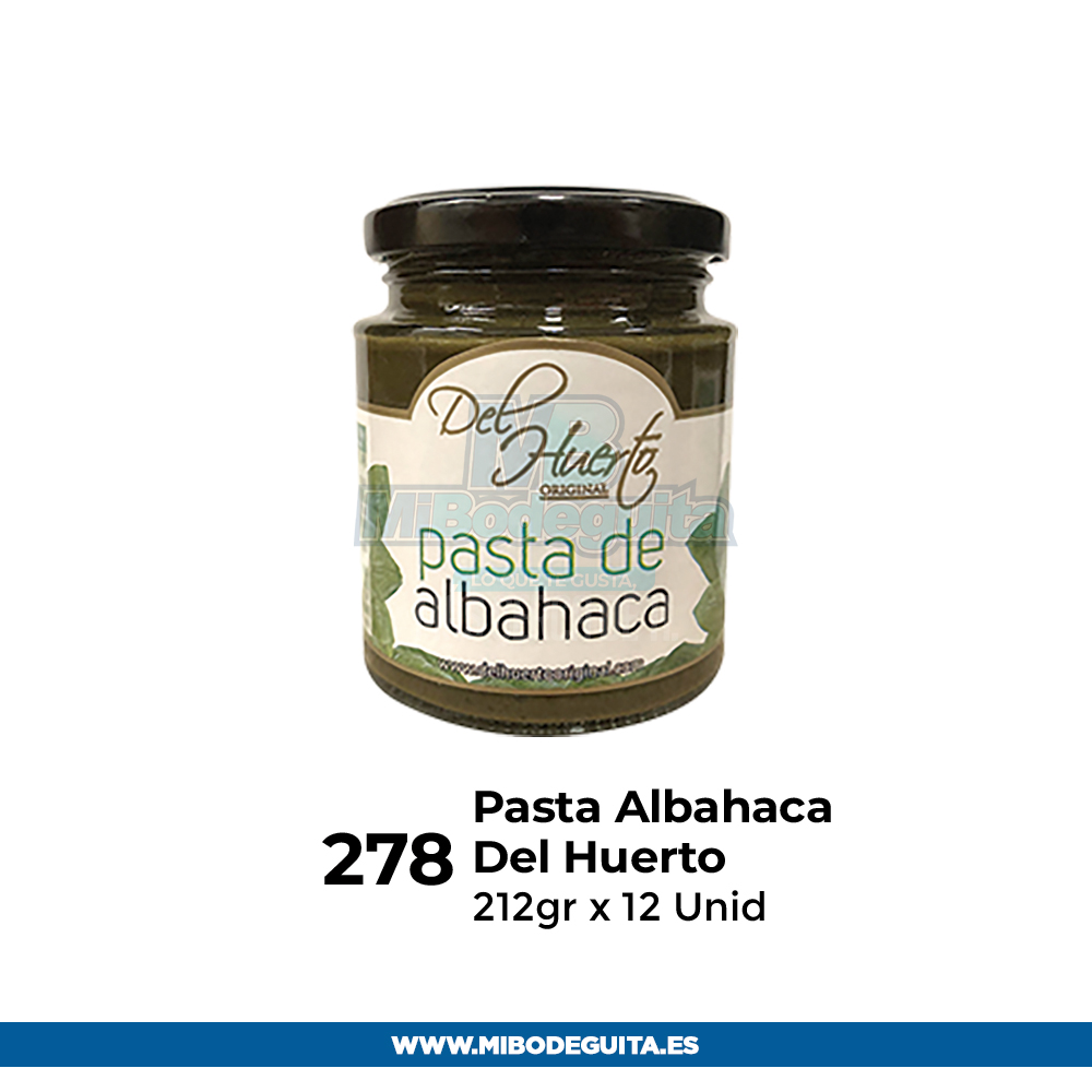Pasta de albahaca panca del huerto