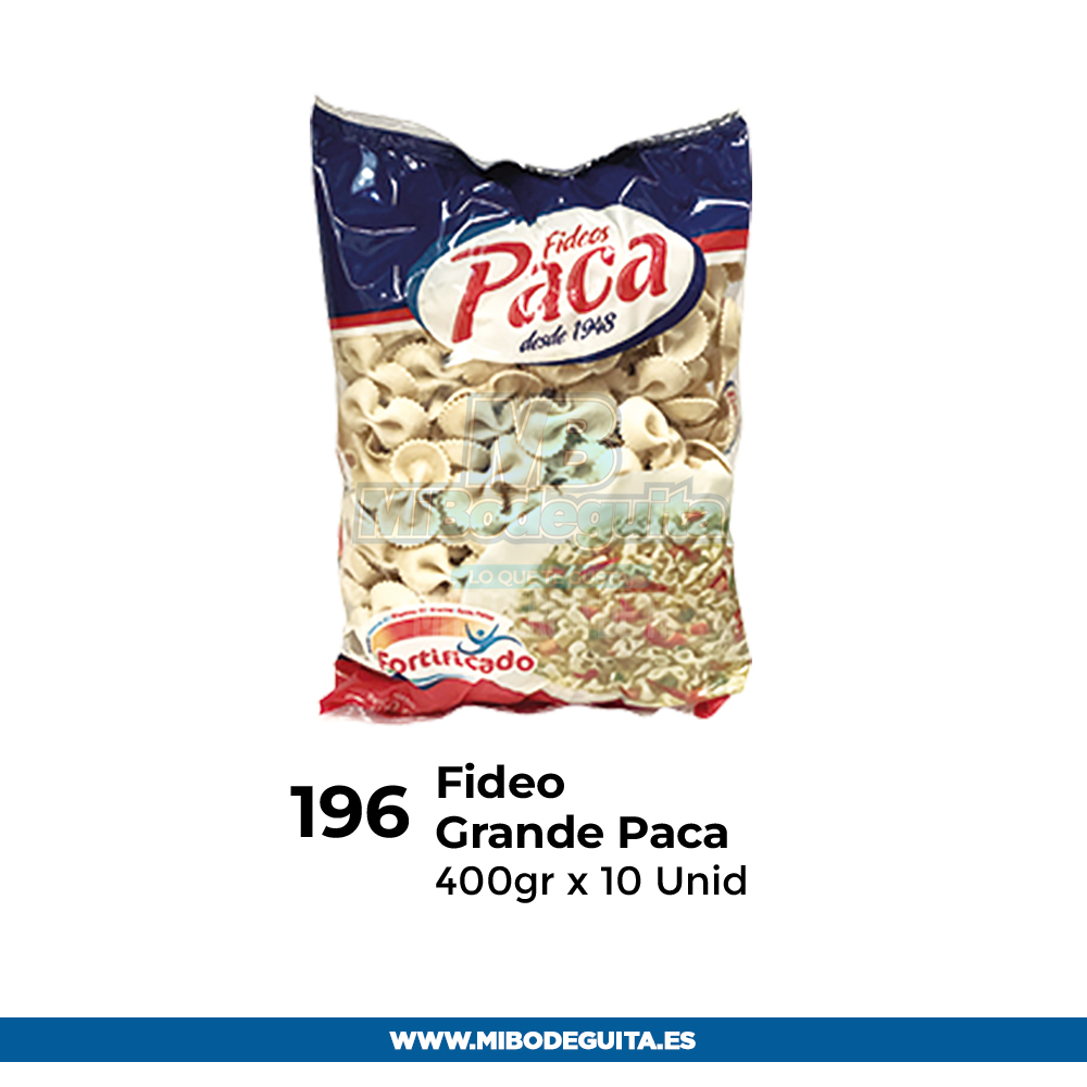 Fideo Grande Paca