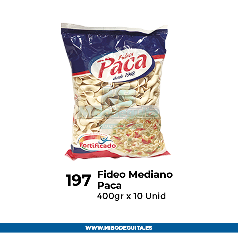 Fideo Mediano Paca