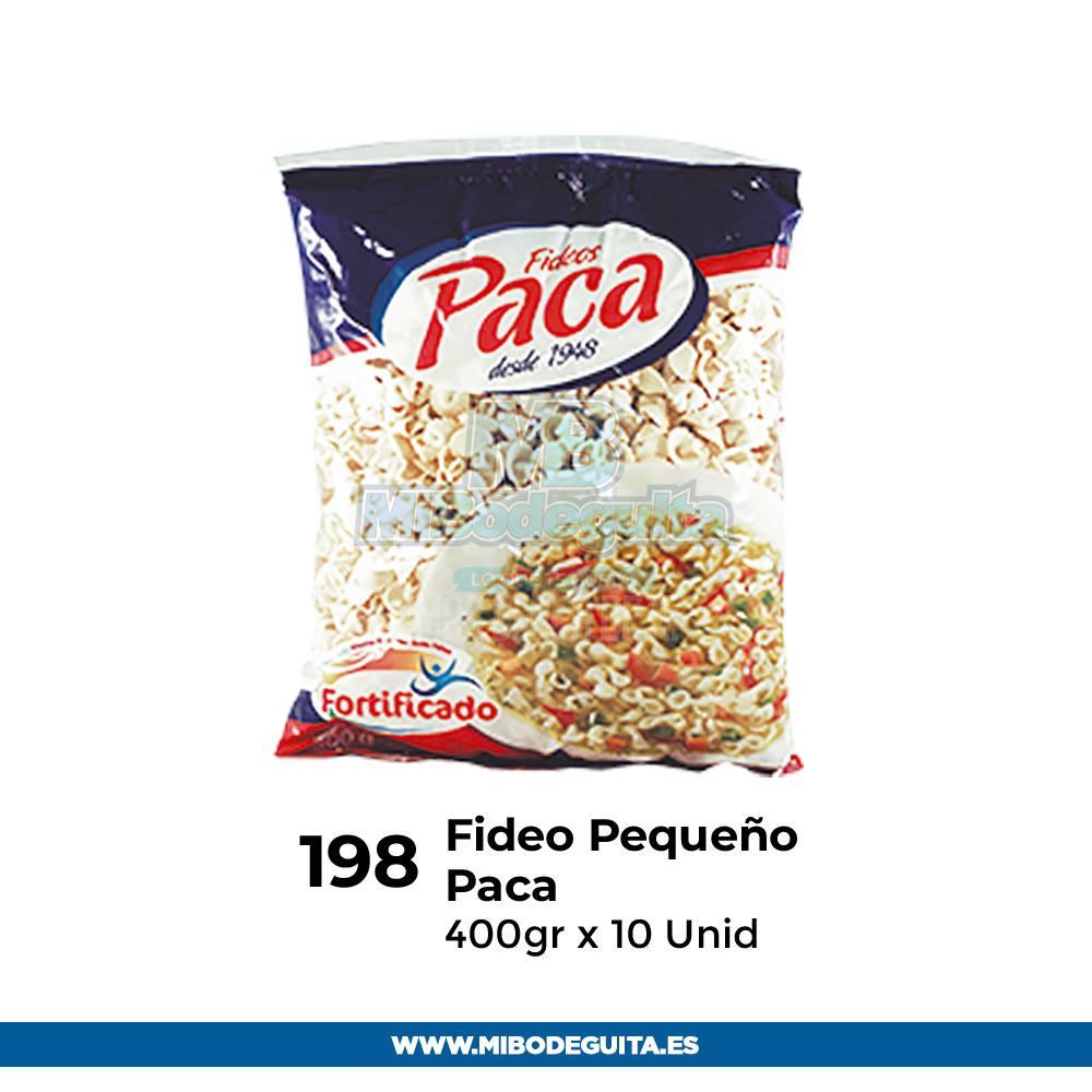 Fideo Pequeño Paca 