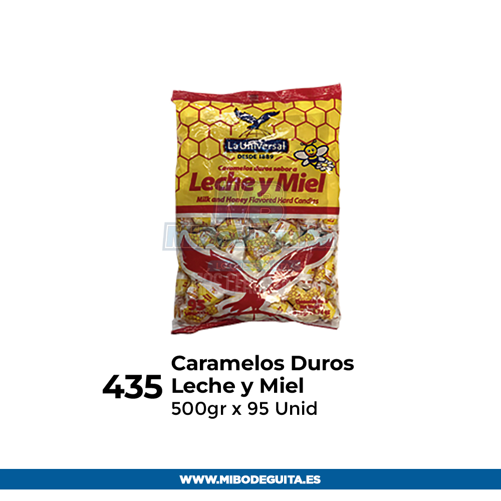 Caramelos duros leche miel