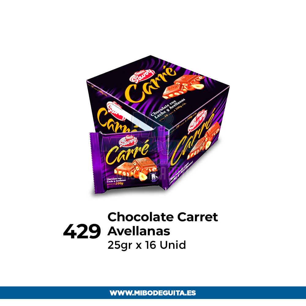 Chocolate carret avellanas