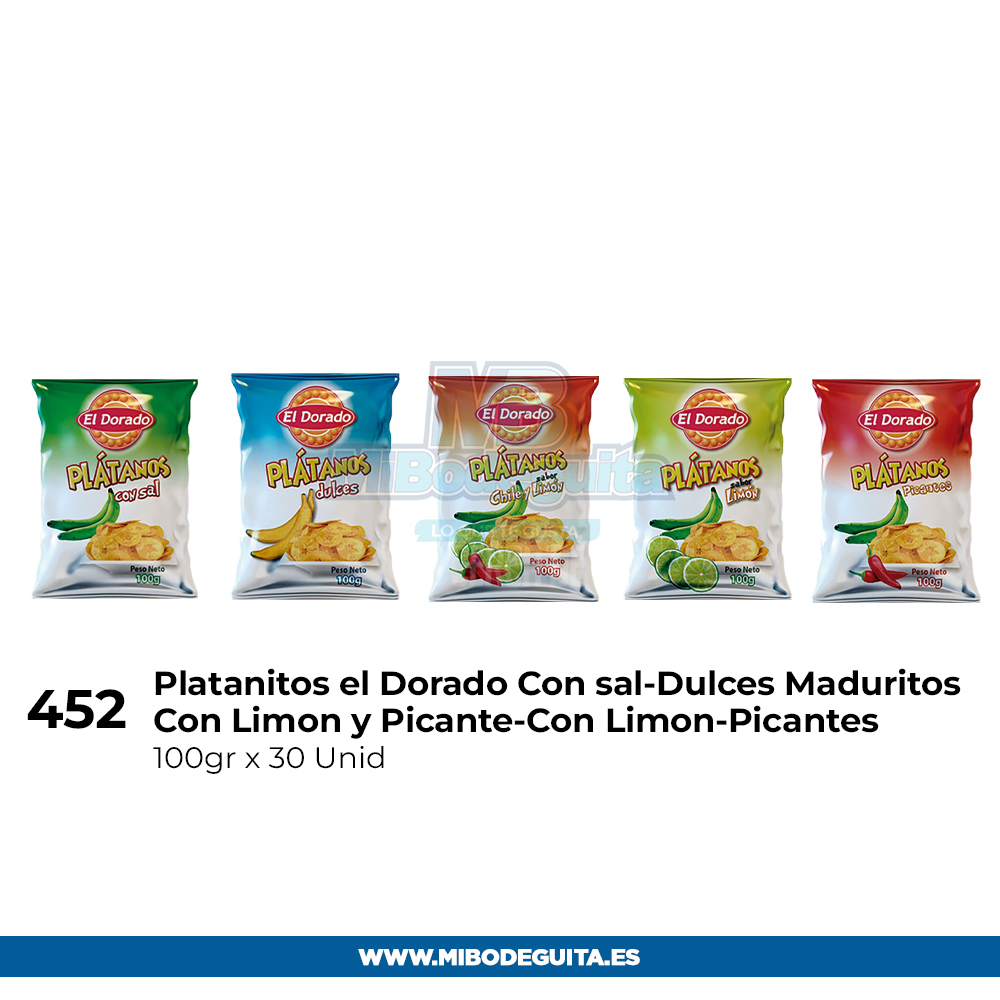 Platanitos el Dorado (maduros-sal-picantes-conlimon)