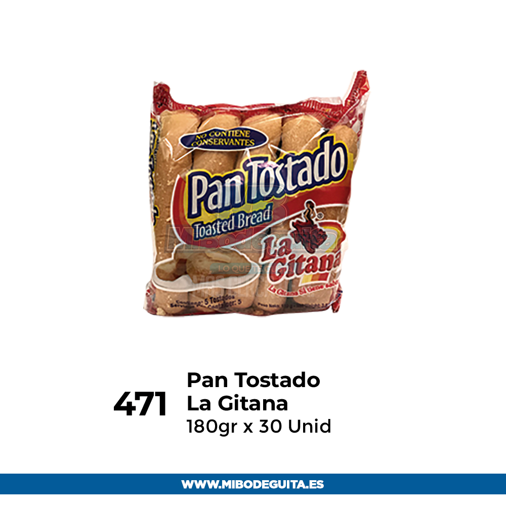 Tostadas pan tostado