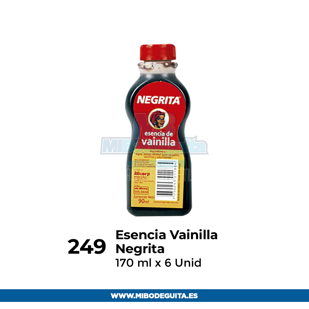 Esencia Vainilla Negrita
