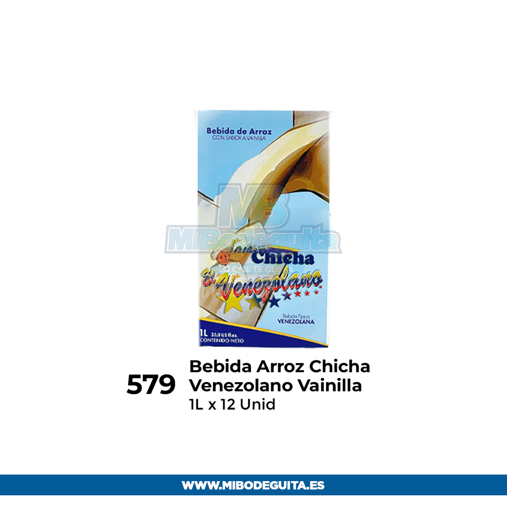 Bebida Arroz Chicha  Venezolano Vainilla