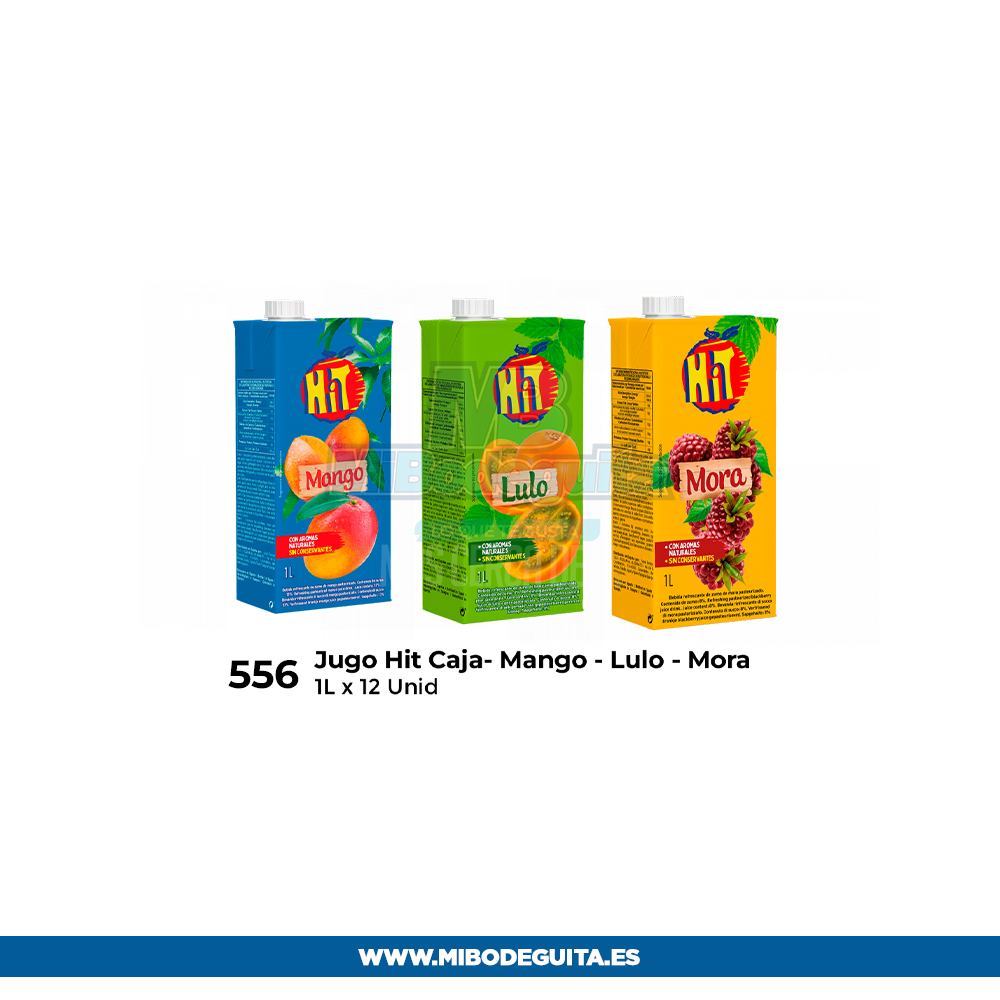 Jugos Hit caja (Lulo-Mango-Mora)