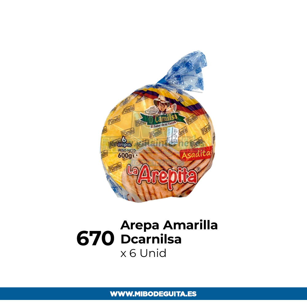 Arepa Amarilla de Carnilsa  