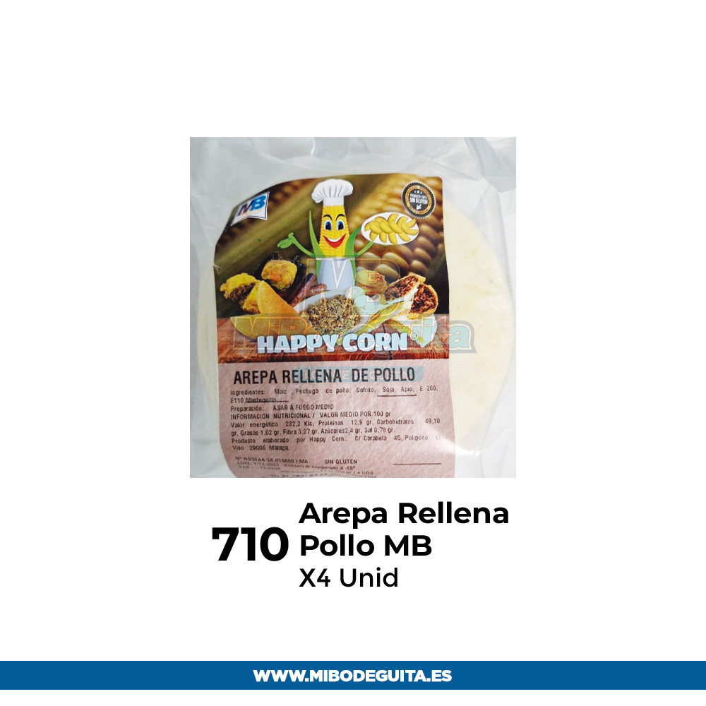 Arepa Rellena Pollo Mi bodeguita