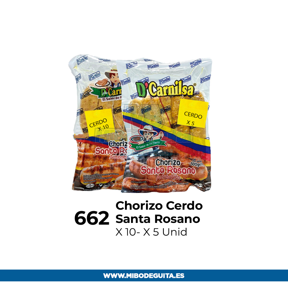 Chorizo Cerdo Santa Rosano