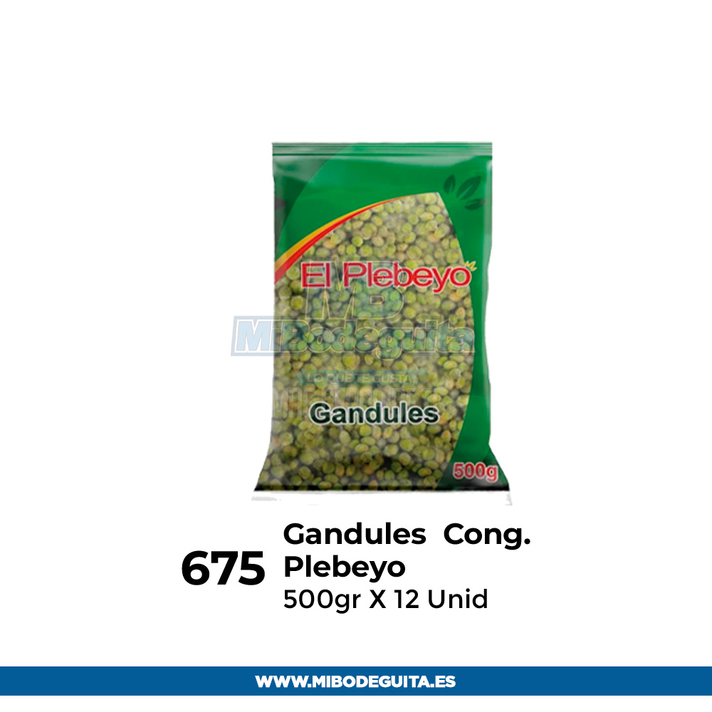 Gandules Cogelados  plebeyo