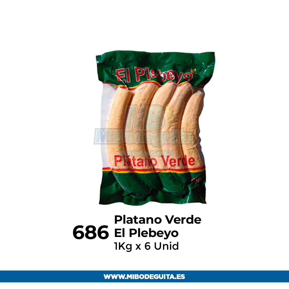 Platano Verde El Plebeyo