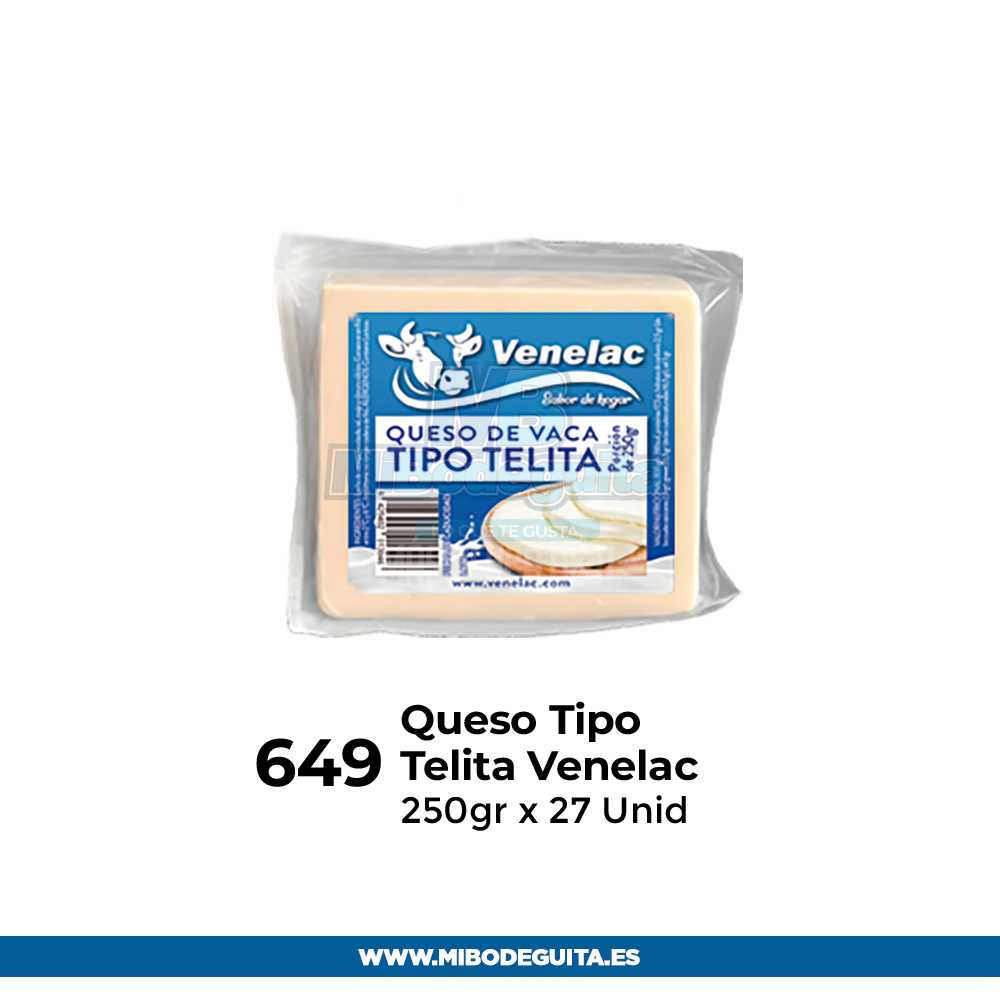 Queso tipo telita Venelac