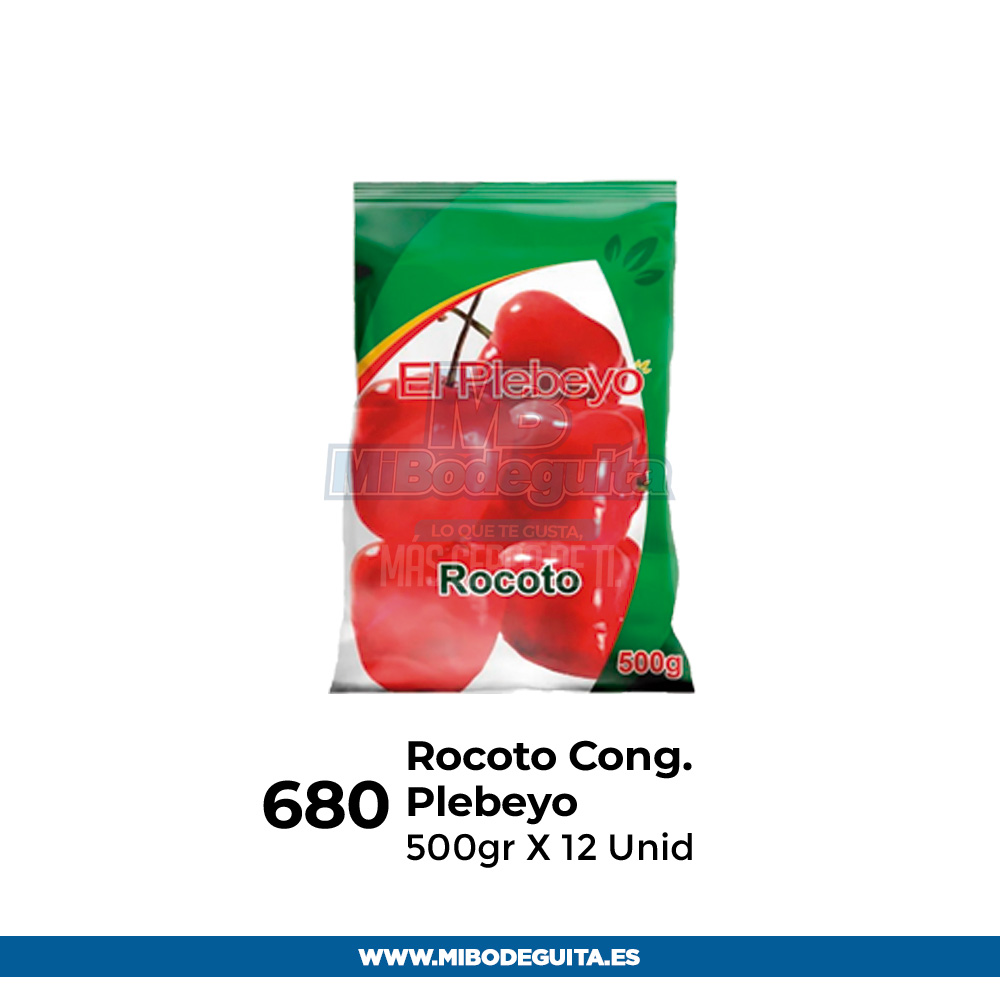 Rocoto Congelado El Plebeyo