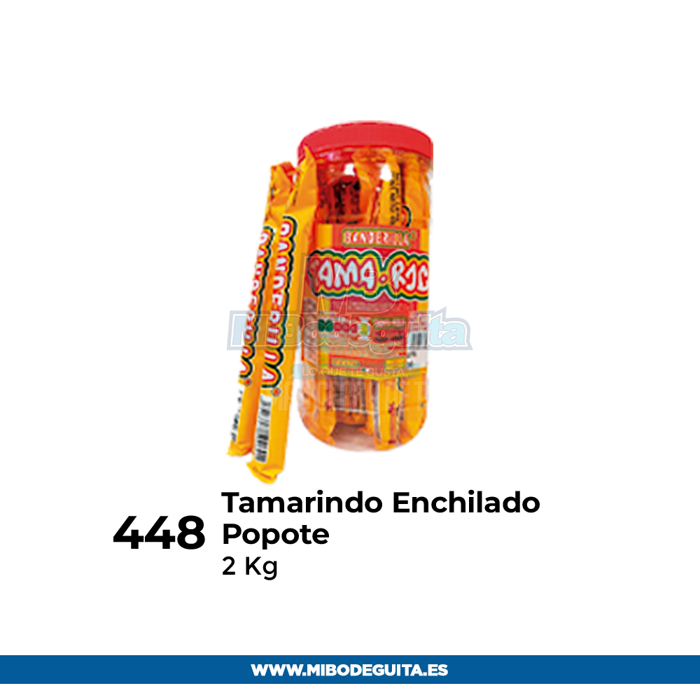 Tamarindo enchilado popote