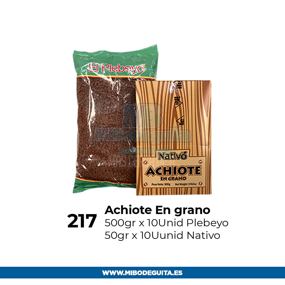 Achiote en Grano