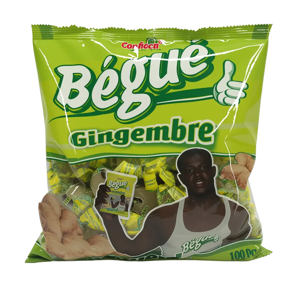CARAMELO DE GENGIBRE BEGUE 100UNI