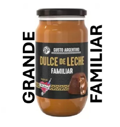 DULCE DE LECHE GUSTO ARGENTINO GRANDE 980g Cx6