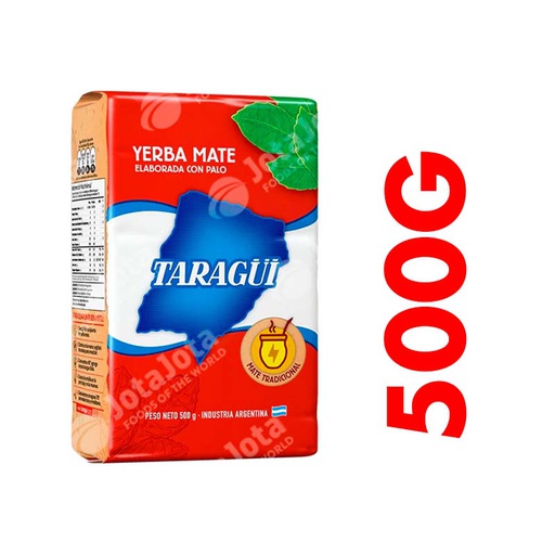 YERBA TARAGUY ROJA (CON PALO) 500g Cx10