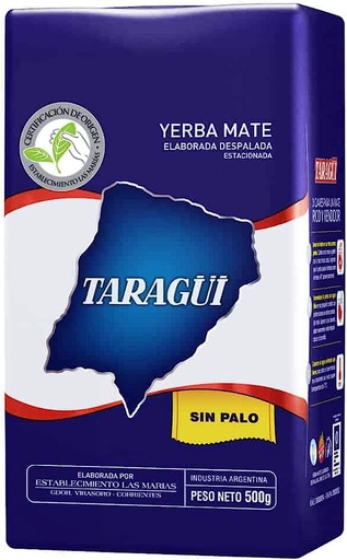 YERBA TARAGUY AZUL (SIN PALO) 500g Cx10