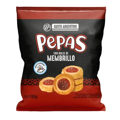 PEPAS MEMBRILLO GA 180g Cx26