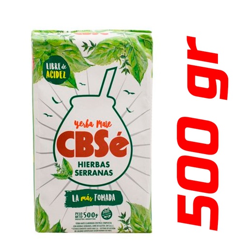 YERBA CBSE HIERBAS SERRANAS 500G X 12 UNID