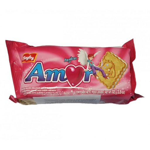 GALLETA AMOR BAGLEY 112g Cx36