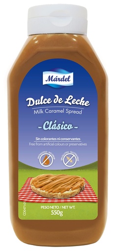 DULCE DE LECHE MARDEL 550g X12
