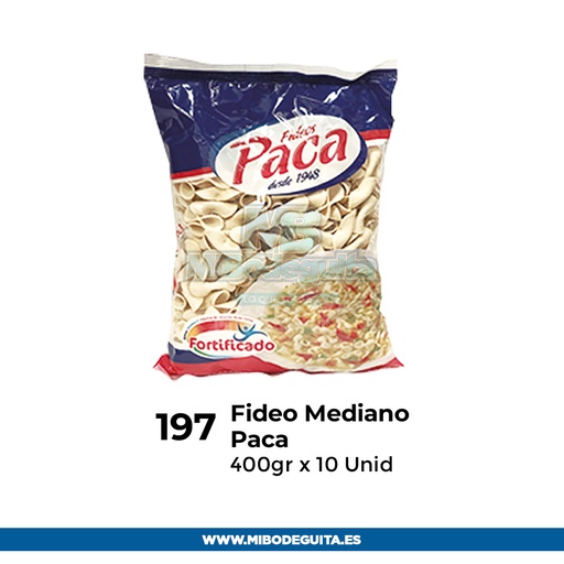 Fideo Mediano Paca